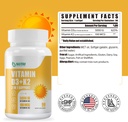 Vitamin D3 K2 with MCT Oil 90 Softgels & Magnesium Breakthrough Complex Supplement | Bone, Heart, Muscle & Nervous System Support - Non-GMO 3