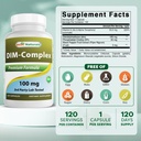 Best Naturals DIM Complex 100 mg 120 Capsules (120 Count (Pack of 3)) 3