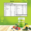 Patriot Power Greens: 40+ Fruits & Vegetables, Organic Superfood Dietary Supplement, 60 Servings 4