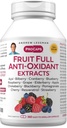 ANDREW LESSMAN Fruit Full Anti-Oxidant Extracts 360 Capsules - 14 Natural Fruit and Berry Extracts. Bilberry, Cranberry, Grape Seed, Pomegranate, Resveratrol, and More. Easy to Swallow Capsules 2