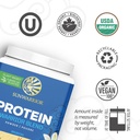 Sunwarrior - Warrior Blend, Plant Based, Raw Vegan Protein Powder with Peas & Hemp, Vanilla, 15 Servings, 13.2 Ounce 4