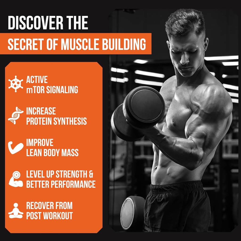 2000mg Liposomal Phosphatidic Acid Muscle Builder (PA), High Absorption Muscle Building Supplements for Men & Women | Muscle Gainer, mTOR Protein Synthesis & Lean Muscle, Strength, 6 Pack 6