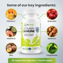 17 in 1 Complete Immune Support Supplement | Immune Boost with Vitamin C, Vitamin D, Vitamin A, Zinc, Quercetin, Turmeric, Green Tea, Selenium | Daily Immunity Support Supplement for Adults - 60 Count 6