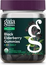 Gaia Herbs GaiaKids Black Elderberry Daily Gummies for Kids - Delicious Immune Support Supplement - Certified Organic Black Elderberries for Immune System Support - 40 Gummies (40-Day Supply) 2