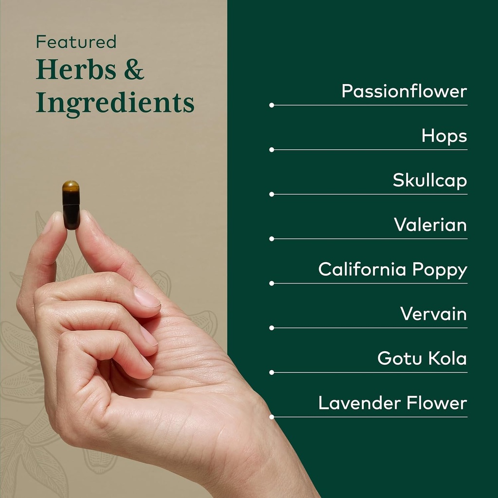 GAIA HERBS PRO Sleep Formula - Supports Restful Sleep & Relaxation for Occasional Sleeplessness* - Herbal Extracts with Valerian Root, Passionflower & Lavender - Vegan Capsules - 60 Liquid Phyto-Caps 5