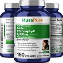 NusaPure High Absorption Triple Chlorophyll 1000 mg 150 Veg Caps Suitable for Vegetarians and Vegans, Non-GMO 6