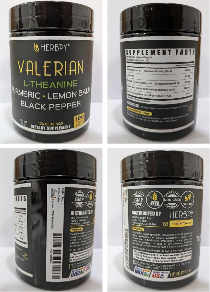 Bundle 5in1 Valerian Root Supplement & 6in1 Premium Ceylon Cinnamon Supplements 3