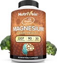 Nutrivein Premium Magtein Magnesium L-Threonate Supplement 2207 mg - 90 Caps (3 a Day): High-Absorption Magnesium Threonate for Brain, Sleep, Mood & Recovery 2
