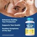 Omega 3 Dry Eye Supplements by ProVision - Eye Vitamins for dry Eyes with Omega 3 Supplement - Dry Eye vitamins Made with Omega 3 Fish Oil for Eye Support - ProVision Dry Eye Relief - 60 Softgels 5