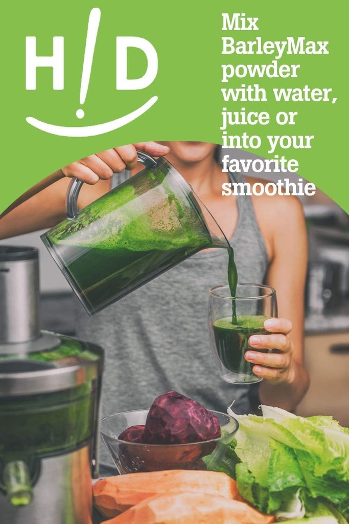 Hallelujah Diet Organic BarleyMax - Barley Grass Juice and Alfalfa Juice Powder, Vegan Formula, Plant-Based Dietary Supplement, Health Food Products, Original, 8.5 Ounce Bottle (60 Day Supply) 5