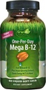 Irwin Naturals One-Per-Day Mega B-12 1,500mcg High Potency Methylcobalamin Vitamin - Fast Enhanced Absorption with MCT + Asian Ginseng - Natural Energy Boost - 60 Liquid Softgels 2