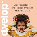 d.velop Vitamin D Kids Gummies –60 Count, 600 IU – Kids Immune Support - 3X Faster & More Effective – No Artificial Flavors or Sweeteners – Dairy-Free – Wild Berry Flavor - Kids Vitamin D for Ages 4+ 4