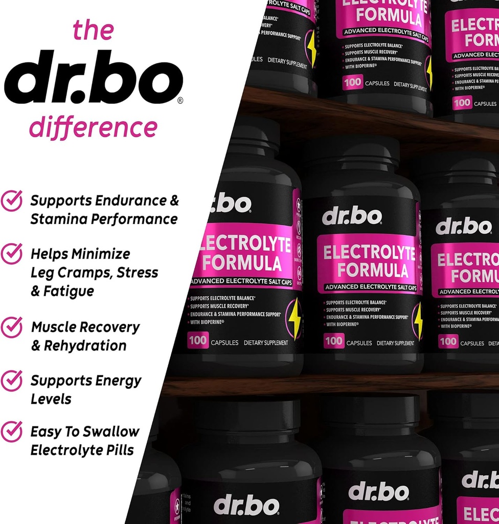 Electrolyte Pills Supplement Salt Tablets - Electrolytes Capsules with Potassium, Magnesium, Sodium, Chloride, Calcium Replacement for Keto, Cramps & Rehydration Salts Supplements - 100 Hydration Caps 4