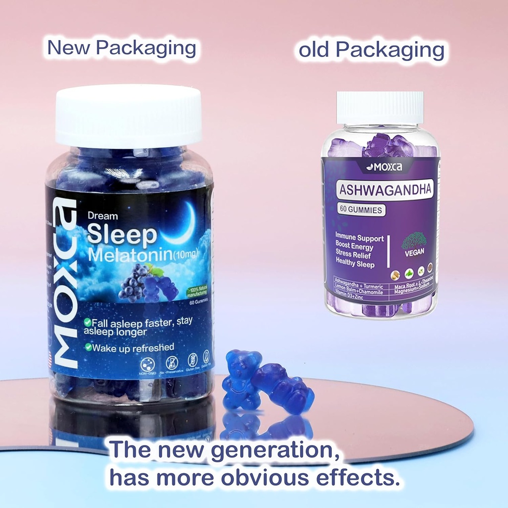 Ultra Strength Sleep Gummy - 120 Count ，10mg Melatonin，L-Theanine,Sodium,Turmeric, GABA, Lemon Balm and Chamomile，Nighttime Sleep Aid-Gelatin-Free, Gluten-Free, Vegan & Non-GMO 3