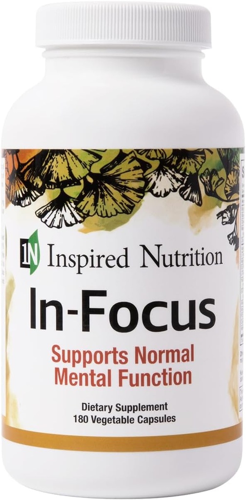 in-Focus - Supports Mental Clarity - No Caffeine - 180 Capsules 2