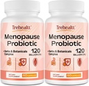 Menopause supplements for women, 120 Billion CFU Probiotic, 13-in-1 Herbs & Botanicals Complex, for Hormone Menopause, Hot Flashes, Night Sweats, Mood Swings, Sleep Disturbances, Vegan, 120 Caps 2