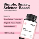 Zinc, Magnesium & Vitamin B6 + NAC Bundle Supplement | Zinc & Magnesium + N Acetyl Cysteine Bundle Supplement| Liver, Lung & Fertility Support | Hormone Balance & Immune Support | 30 & 120 Servings 6