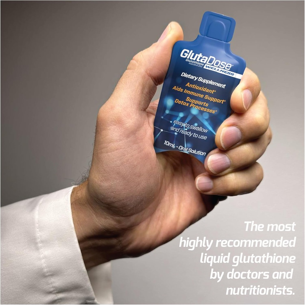 Liquid Glutathione Supplement, Lemon Berry Flavored Acerola Energy Booster w/Zinc, Daily Vitamins & Minerals, Zero Sugar Formulation, Everyday Auto-Immune Support for Adults, 0.34 fl oz, Pack of 60 5