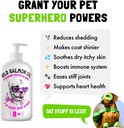 Wild Alaskan Salmon Oil for Dogs & Cats - Pure Fish Omega 3 6 9 Liquid EPA DHA Fatty Acids - Skin & Coat Supplement - Supports Joint Function, Brain, Eye, Immune & Heart Health - Made in USA 8 oz 3