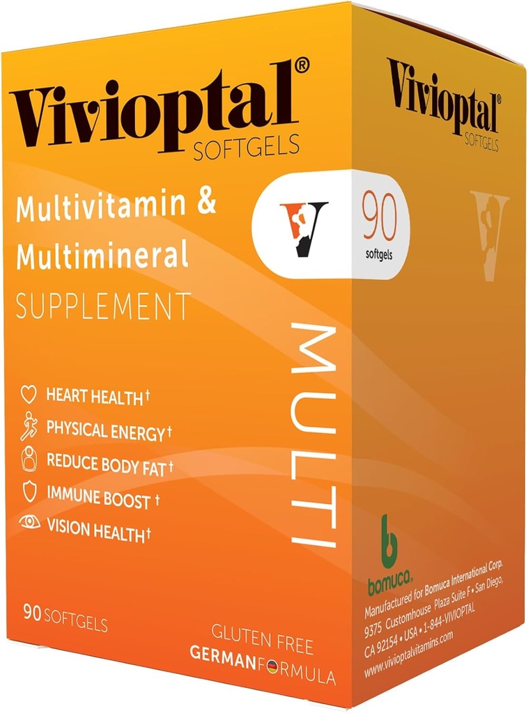 Vivioptal Multi, 90 Softgels, Multivitamin & Multimineral, Gluten Free, German Formula 2