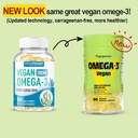 Vegan Iron Gummies + Vegan Omega-3 | Iron Supplement Support Blood Healthy & Daily Energy for Adults & Kids | Algae Omega-3 DHA Supplements for Brain, Heart Eyes Health- 90 Count 5