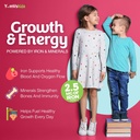 YUM-V'S Kids Multivitamin with Iron - Kids Chewable Multivitamin - Vitamins + Iron Supplement - Toddler Vitamins for 2 Year Old+, Kosher, Halal, Gluten Free 120 (Pack of 2 5