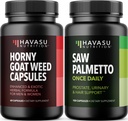 HAVASU NUTRITION Horny Goat Weed Capsules (30 Servings) & Saw Palmetto Capsules (100 Servings) 2