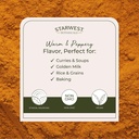 Starwest Botanicals Organic Ground Turmeric Root Powder - Curcumin Spice for Cooking & Seasoning, Natural Source of Antioxidants, Immune Support, Certified Kosher, Non-GMO - Bulk 2 lb Bag 4