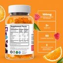 Dr. Moritz Calming and Relaxing Kids Magnesium Gummies, Non-GMO and Low Sugar Magnesium Kids Chewy Supplements, Sleep Gummies Kids, Orange Flavor 3