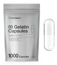 Empty Capsules Size 00 | 1000 Clear Gelatin Capsules | Resealable Bag | Non-GMO, Gluten Free | By Horbaach 2
