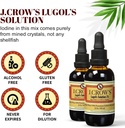 J.CROW'S® Lugol's Solution of Iodine 2% 2 oz (2 Bottle) – Premium Iodine & Potassium Iodide Liquid, Gluten &, Alcohol-Free Natural Brine Extract, No Expiration 5