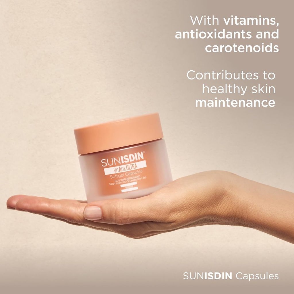 SUNISDIN - Daily Skin Care Antioxidant Supplement with Vitamin E and A - 30 Softgel Capsules 4