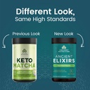 Matcha Green Tea Powder with Ashwagandha by Ancient Nutrition, Ancient Elixirs Superfood Matcha Energy Powder, with MCTs, Promotes Healthy Energy Levels, Paleo and Keto Friendly, 20 Servings 3