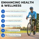 Akkermansia Probiotic, GLP-1, Live Strain Probiotics for Women & Men, GLP 1 Supplement for Gut Health, Digestive, Metabolic*, Immune, with Chromium, Green Tea Leaf, 60 Capsule 4