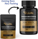 LUAL Calcium Minis 600 mg with Vitamin D3 - Bone & Muscle Support - 150 Mini Softgels - Easy to Swallow - Calcium & D3 for Strong Bones & Mobility 3