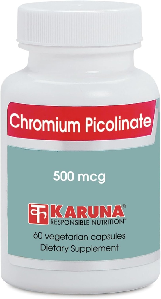 Karuna Chromium Picolinate 500mcg 60 Vegetarian Capsules 2