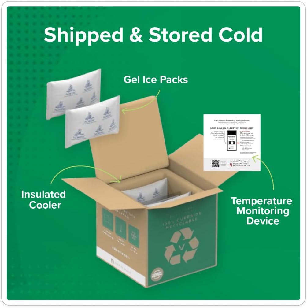 Visbiome® Advanced GI Care - High Potency Probiotic 450 Billion Strength - 30 Packets Unflavored Powder - Original De Simone Formulation - Shipped Cold in Recyclable Cooler with Temperature Monitor. 5