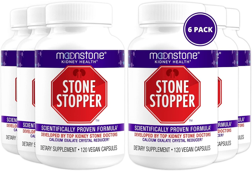 Stone Stopper Capsules, Kidney Stone Prevention, Calcium Oxalate Protector, Alkali Citrate Support Supplement, Developed by Urologists to Support Kidney Health, 6 Month Supply 2