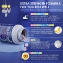 Melatonin 40 mg for Adults - Fast Dissolve & Chewable Sublingual Sleep Supplement - Extra Strength Melatonin with Vitamin D3 & MSM, Selenium for Health Rest Cycle, Deep Zzzs, Sugar-Free, 180 Servings 5