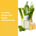 Peppermint Gels: 90 Enteric Coated softgels with Ginger and Fennel Oils from Rachel's Tea 5