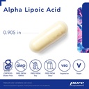 Pure Encapsulations Alpha Lipoic Acid 600 mg - ALA Supplement for Liver Support, Antioxidants, Nerve Health, Cardiovascular Health & Carbohydrate Support - Premium Alpha Lipoic Acid - 120 Capsules 4