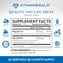Vitaminerals 33+ Baldrian® Plus Natural Relaxing Support Standardized Valerian Extract (120) 6