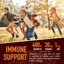 YUM-V'S Kids Strong Earth - Organic Immune Health Gummies with Vitamin C, Vitamin D3 Plus Zinc - Immune System Boost Zinc, Vitamin C, Vitamin D Gummies - Gummy Multivitamin (60 Count) 4