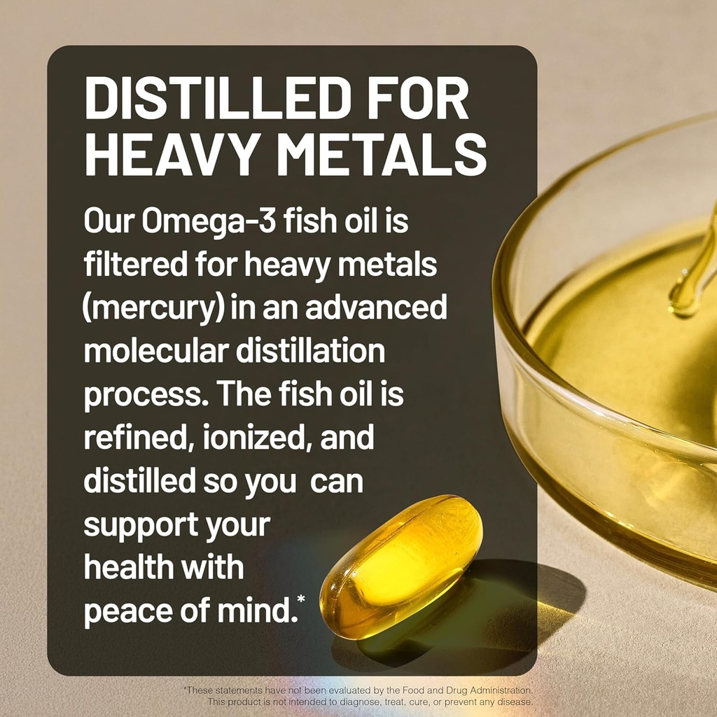 NatureWise Omega 3 Fish Oil - 500 mg per Pill - EPA & DHA - Immune Support, Brain Health & Optimal Wellness - Gluten and Soy Free, Non-GMO - 90 Softgels[3-Month Supply] 5