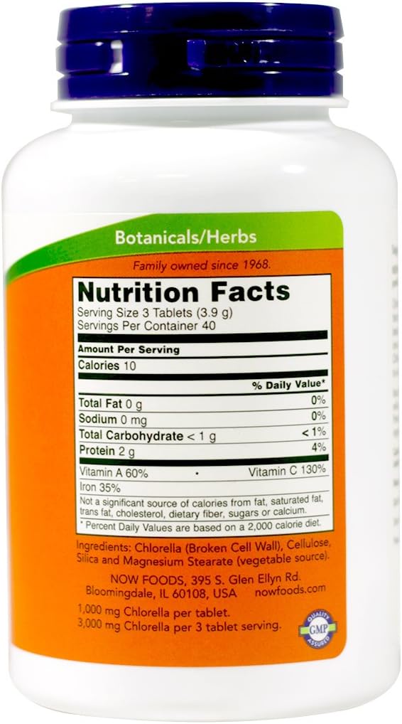 Chlorella 1000mg 120 Tablets (Pack of 2) 3