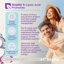 biophix R-Lipoic Acid 300 mg Stabilized 120 Veggie Capsules - with Biotin - High Potency Antioxidant Support - Non-GMO - Gluten Free - Promotes Energy 3