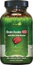 Irwin Naturals Brain Awake RED with Nitric Oxide Booster - 60 Liquid Soft-Gel - Support Brain Health & Optimize Performance - 20 Total Servings 2