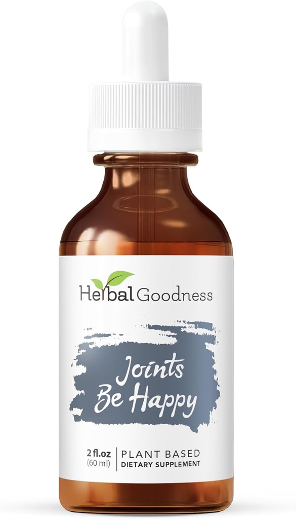 Herbal Goodness Joint Be Happy | Joint & Bone Support Supplements for Men & Women | Organic Juice for Knee & Back Health 2oz. 2