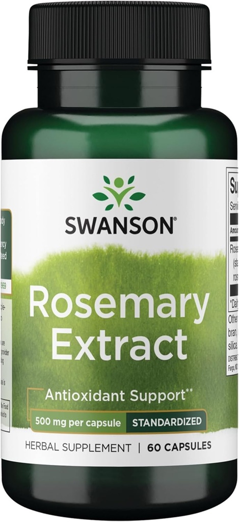 Swanson Rosemary Extract 500 Milligrams 60 Capsules 2