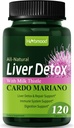 Silymarin Milk Thistle Liver Detox Capsules for Fatty Liver, Alcachofa y Cardo Mariano con Silimarina para el Higado Graso, Liver Cleanse Detox & Repair Formula w/Artichoke Extract. 120Count 2